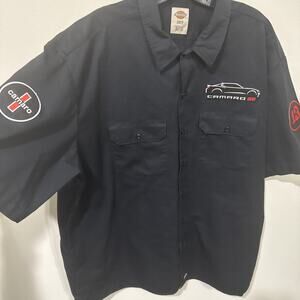 Dickies Mens 2XT Camaro SS logo Short Sleeve work Shirt, Great Condition